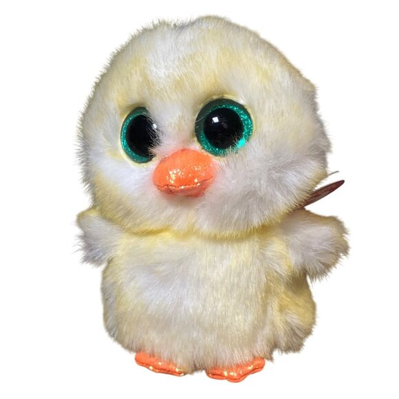 Ty Beanie Boos "Lemon Drop" Plush Chick Stuffed Animal - Picture 1 of 15